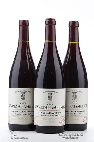 GEVREY CHAMBERTIN CUVEE ALEXANDRINE 2010 - Marc Roy - 3 Bottles
