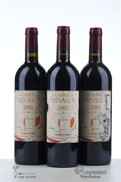 DOMAINE DE TREVALLON 2003 - Mc - 3 Bottles