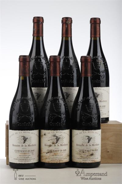 CHATEAUNEUF DU PAPE LA REINE DES BOIS 2001 - Domaine de la Mordoree - 6 Bottles