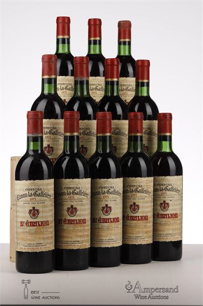 CANON LA GAFFELIERE 1971 - 12 Bottles - Owc 12
