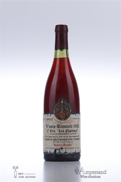 VOSNE ROMANEE LES CHAUMES 1982 - Robert Arnoux - Tastevinage - 1 Bottle
