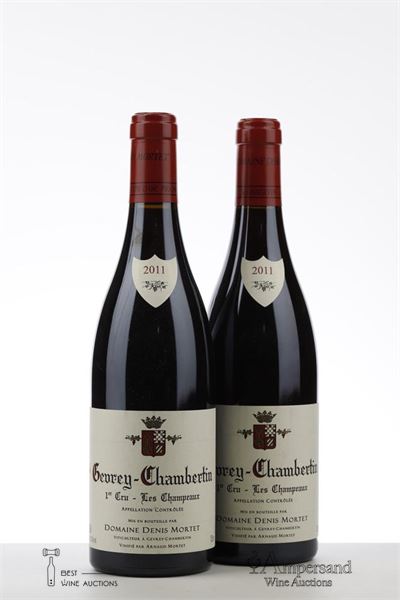 GEVREY CHAMBERTIN LES CHAMPEAUX 2011 - Denis Mortet - 2 Bottles
