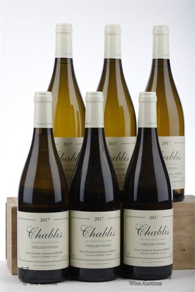CHABLIS VIEILLES VIGNES 2017 - Jean Claude et Romain Bessin - 6 Bottles