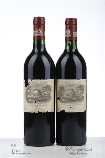LAFITE ROTHSCHILD 1986 - Mc - 2 Bottles