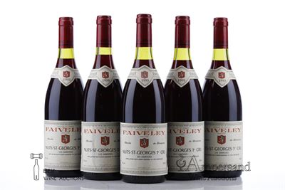 NUITS ST GEORGES LES DAMODES 1993 - Faiveley - 5 Bottles