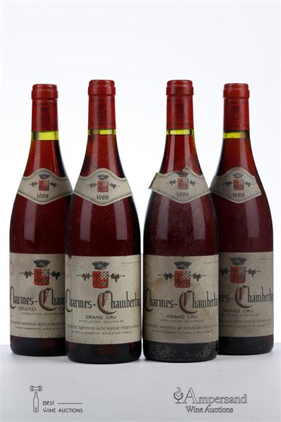 CHARMES CHAMBERTIN 1989 - Armand Rousseau - 4 Bottles