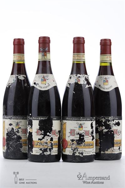 COTE ROTIE 1996 - Vidal Fleury - 4 Bottles