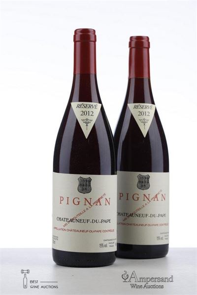 CHATEAUNEUF DU PAPE PIGNAN 2012 - Reynaud - 2 Bottles