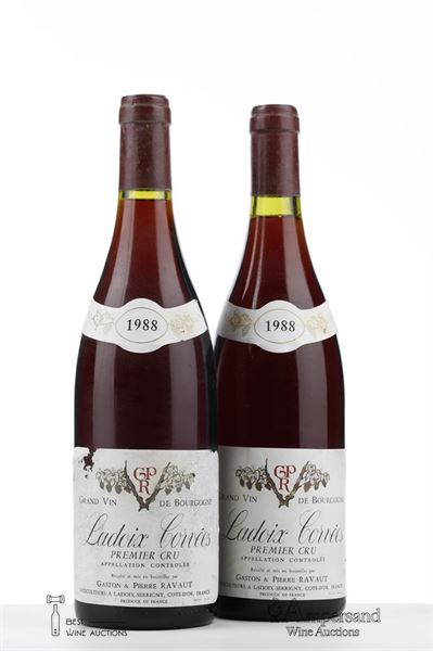 LADOIX CORVEES 1988 - Gaston et Pierre Ravaut - 2 Bottles