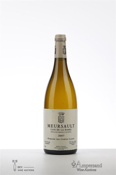MEURSAULT CLOS DE LA BARRE 2007 - Comtes Lafon - 1 Bottle