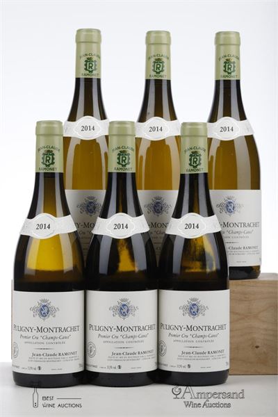 PULIGNY MONTRACHET CHAMPS CANET 2014 - Ramonet - 6 Bottles