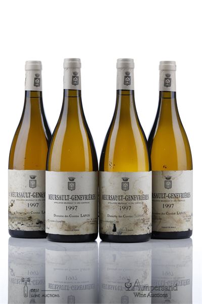 MEURSAULT GENEVRIERES 1997 - Comtes Lafon - 4 Bottles