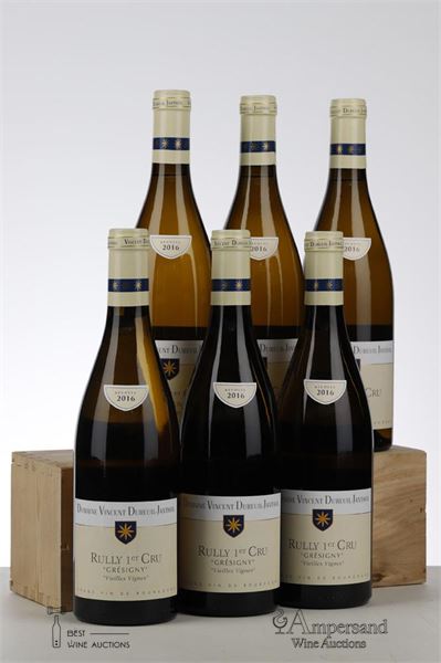 RULLY BLANC GRESIGNY VIEILLES VIGNES 2016 - Dureuil Janthial - 6 Bottles