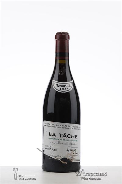 LA TACHE 2003 - Domaine de la Romanee Conti - 1 Bottle