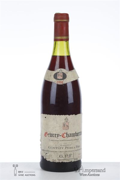 GEVREY CHAMBERTIN 1988 - Grivelet - 1 Bottle