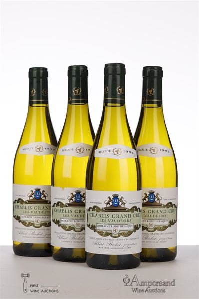 CHABLIS LES VAUDESIRS 1999 - Albert Bichot  - Domaine Long Depaquit - 4 Bottles