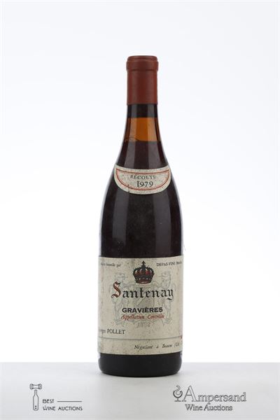 SANTENAY GRAVIERES 1979 - Georges Pollet - 1 Bottle