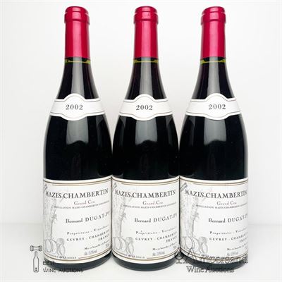 MAZIS CHAMBERTIN 2002 - Dugat Py - 3 Bottles