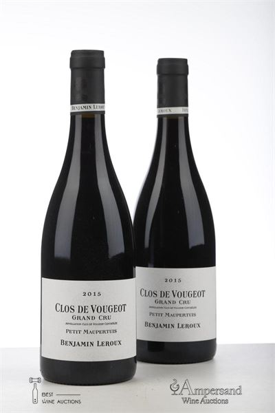 CLOS VOUGEOT PETIT MAUPERTUIS 2015 - Benjamin Leroux - 2 Bottles