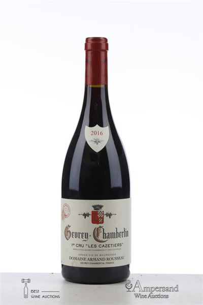 GEVREY CHAMBERTIN LES CAZETIERS 2016 - Armand Rousseau - 1 Bottle