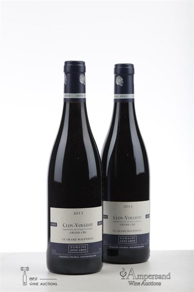 CLOS VOUGEOT LE GRAND MAUPERTUI 2013 - Anne Gros - 2 Bottles