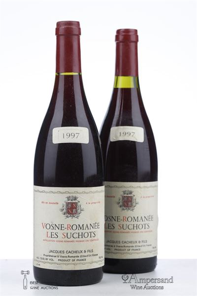 VOSNE ROMANEE LES SUCHOTS 1997 - Jacques Cacheux - 2 Bottles