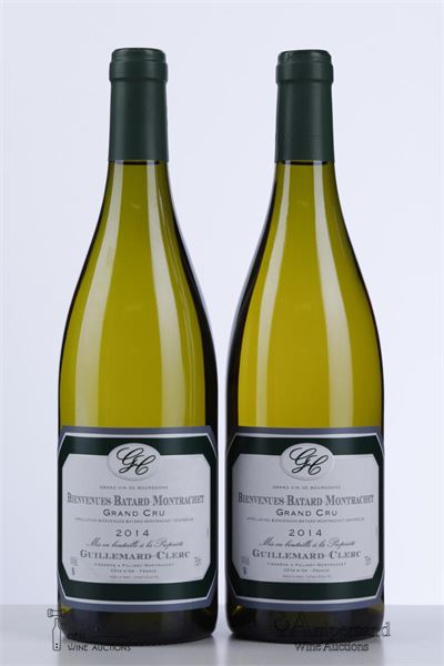 BIENVENUES BATARD MONTRACHET 2014 - Guillemard Clerc - 2 Bottles - Oc 6
