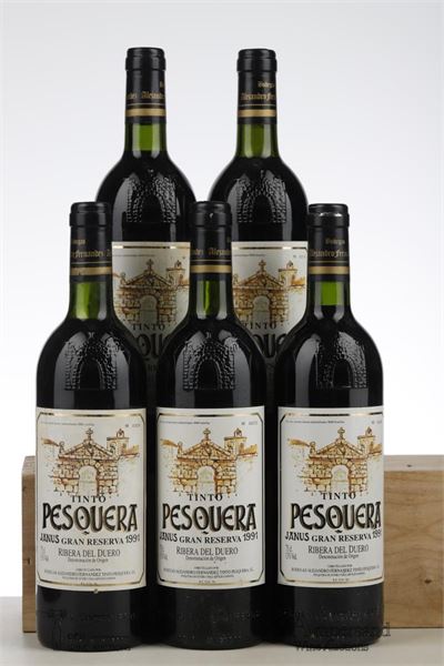 PESQUERA JANUS GRAN RESERVA 1991 - Alejandro Fernandez, Pesquera - 5 Bottles