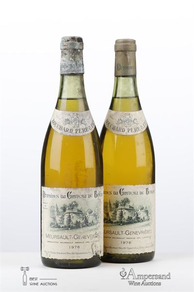 MEURSAULT GENEVRIERES 1976 - Bouchard Pere et Fils - 2 Bottles