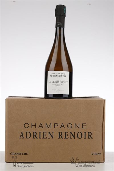ADRIEN RENOIR LES VIGNES GOISSES DEGORGEMENT 06/2024 2020 - Adrien Renoir - 6 Bottles - Oc 6