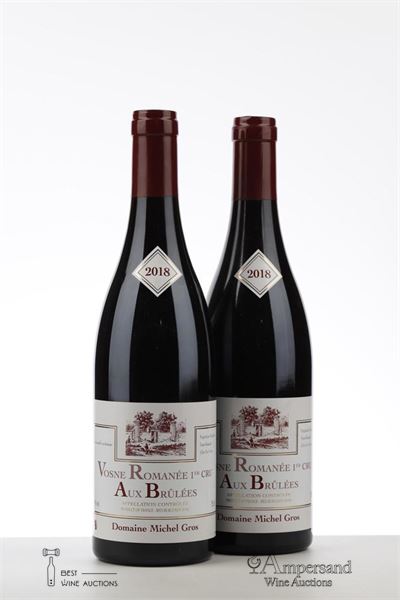 VOSNE ROMANEE AUX BRULEES 2018 - Michel Gros - 2 Bottles