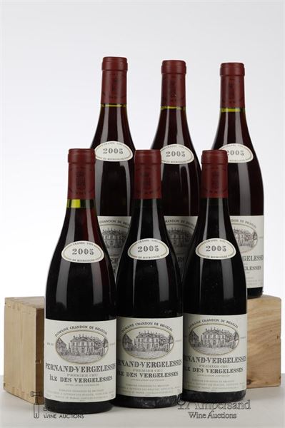 PERNAND VERGELESSES ROUGE ILE DES VERGELESSES 2005 - Chandon de Briailles - 6 Bottles
