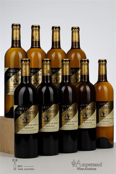 LATOUR MARTILLAC BLANC 2002  - 9 Bottles