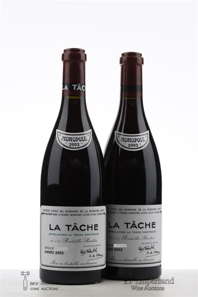 LA TACHE 2003 - Domaine de la Romanee Conti - 2 Bottles