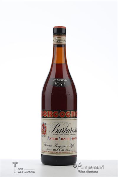 BARBARESCO RISERVA ANTICHI VIGNETI PROPRI 1971 - G. Borgogno - 1 Bottle