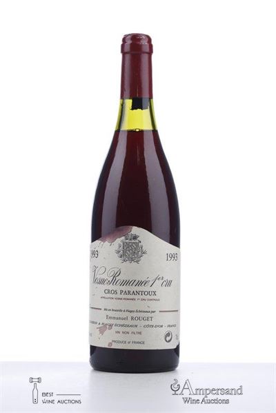 VOSNE ROMANEE CROS PARANTOUX 1993 - Emmanuel Rouget - 1 Bottle