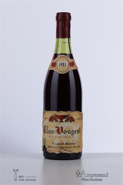 CLOS VOUGEOT 1981 - Cathiard Molinier - 1 Bottle