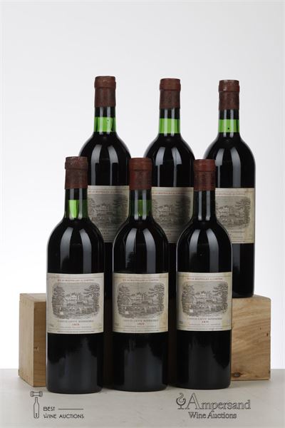 LAFITE ROTHSCHILD 1975 - Mc - 6 Bottles