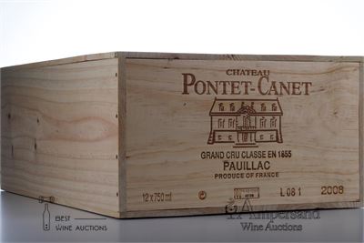 PONTET CANET 2008 - 12 Bottles in Owc 12