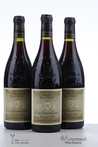 CHATEAUNEUF DU PAPE CUVEE ETIENNE GONNET 2003 - Domaine Font de Michelle - 3 Bottles