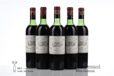 MARGAUX 1967 - 5 Bottles