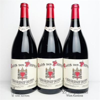 CHATEAUNEUF DU PAPE 2013 - Clos des Papes - 3 Magnums