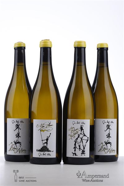 MIXED LOT BLANC SAVOIE 2021 - Blanc - Ca Boit Libre Damien Bastian Goddard - 4 Bottles