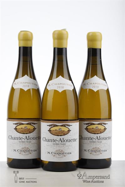 HERMITAGE BLANC CHANTE ALOUETTE 2018 - Chapoutier - 3 Bottles