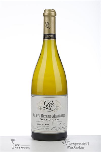 CRIOTS BATARD MONTRACHET 2010 - Lucien Le Moine - 1 Bottle