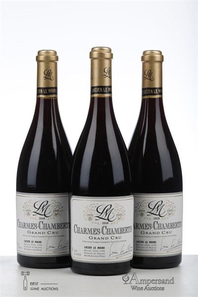 CHARMES CHAMBERTIN 2018 - Lucien Le Moine - 3 Bottles