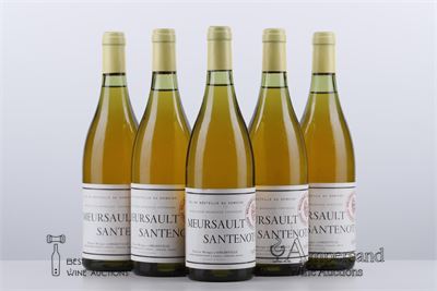 MEURSAULT SANTENOTS 1981 - Marquis d'Angerville - 5 Bottles