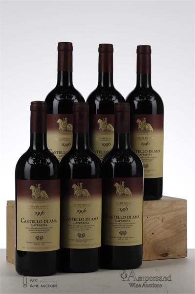 L'APPARITA 1996 - Castello di Ama - 6 Bottles - Owc 6