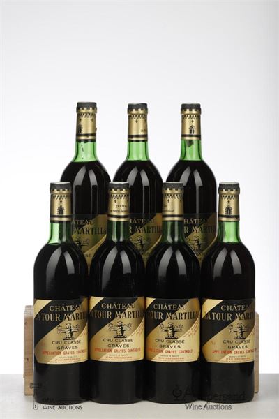 LATOUR MARTILLAC 1975 - Mc - 7 Bottles