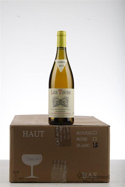 DOMAINE DES TOURS BLANC 2015 - Reynaud - 12 Bottles - Oc 12